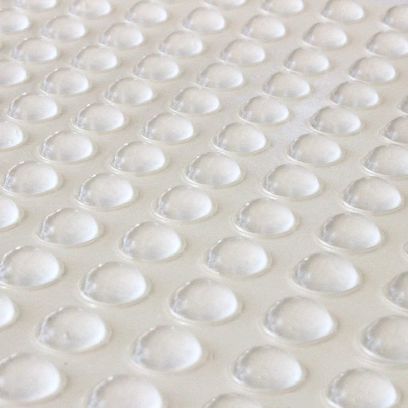 Shintop Furniture Bumpers - Clear Adhesive Bumper Pads Surface Protection for Wall and Wooden Floor Come with 100pcs (Hemispherical) - Image 1